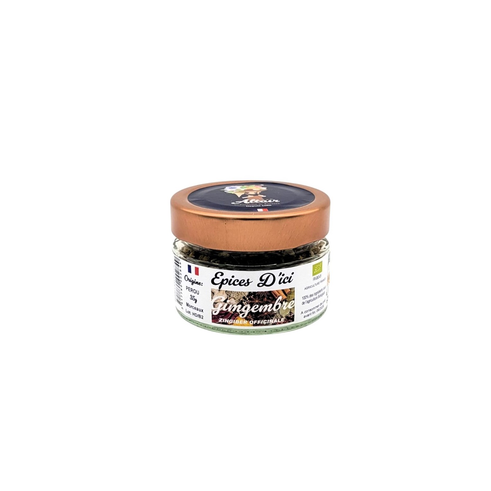 Gingembre Morceaux 406  Gamme culinaire