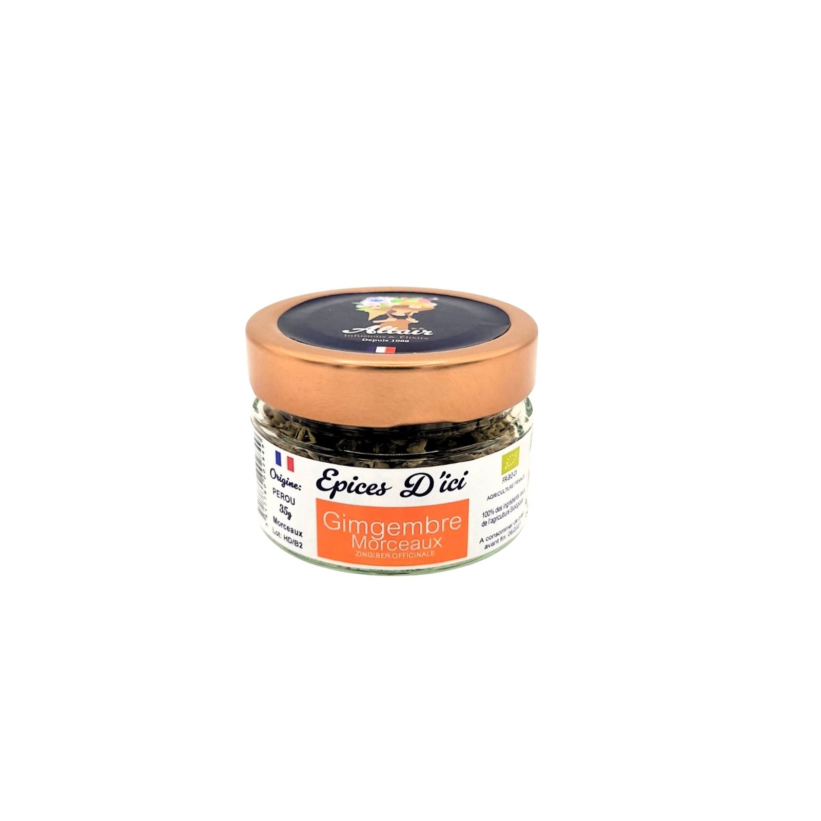 Gingembre Morceaux 406  Gamme culinaire